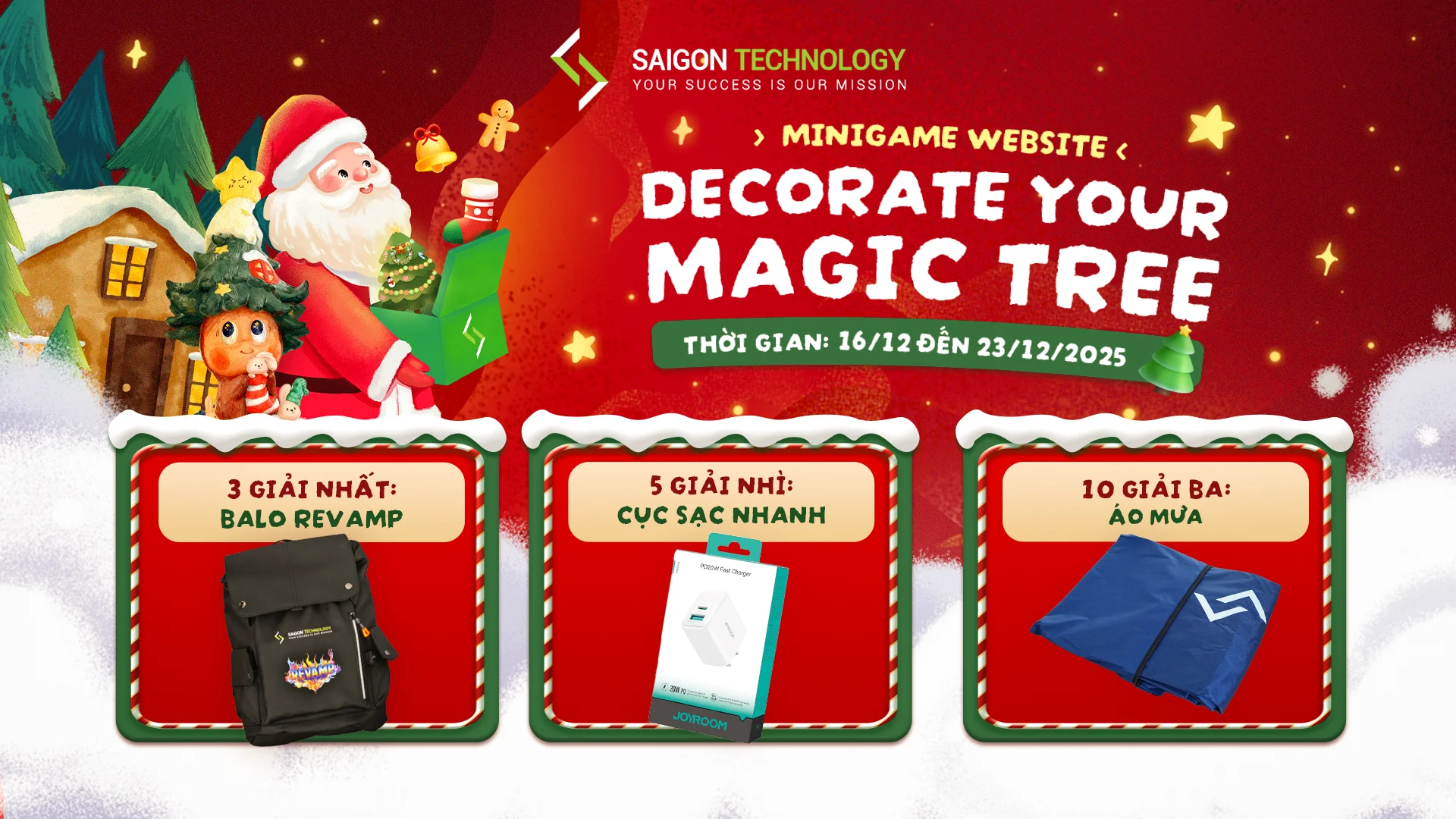 Christmas Minigame: DECORATE YOUR MAGIC TREE