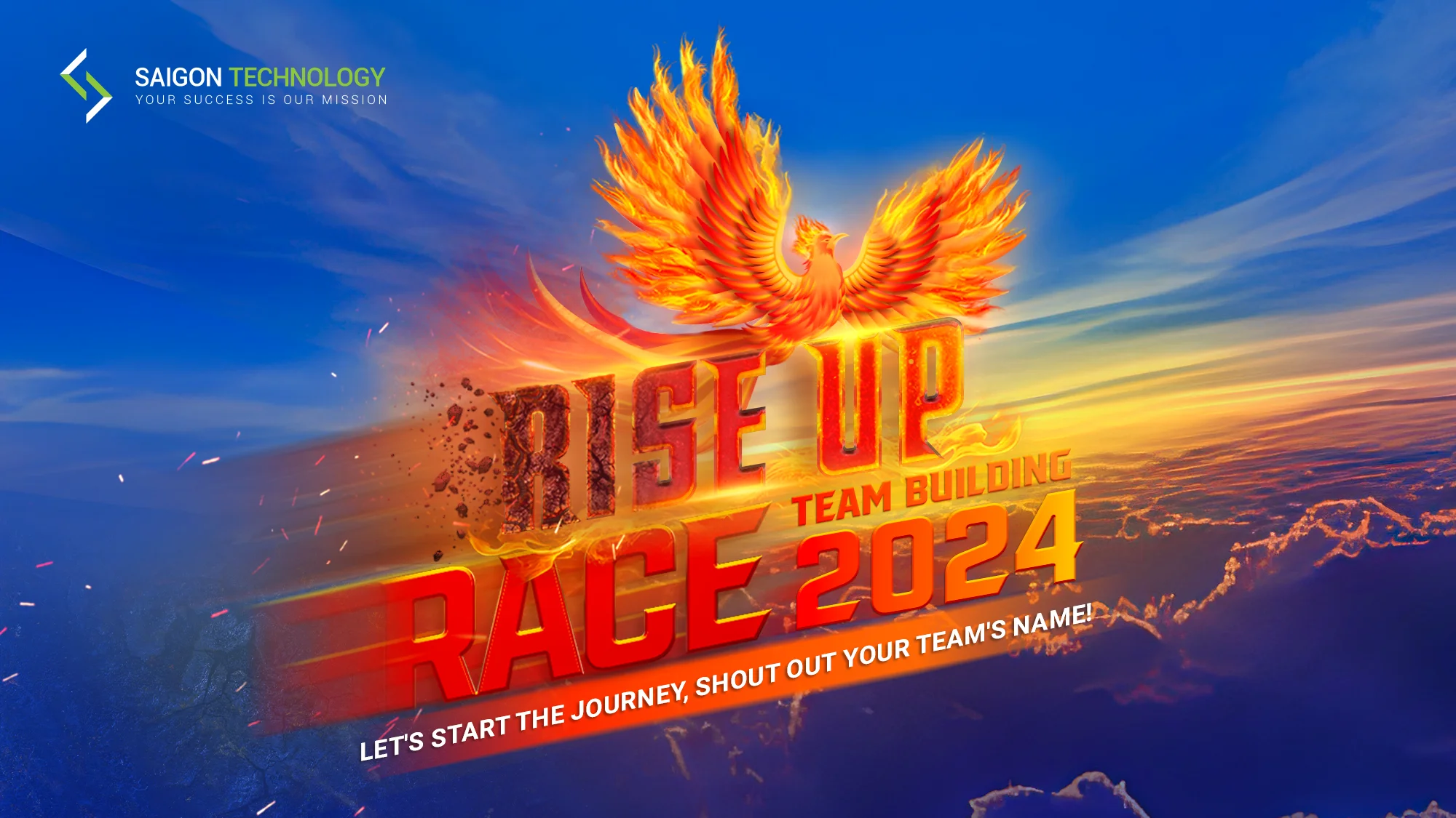 LET’S KICK OFF- Start The Journey & Shout Out Your Team’s Name!