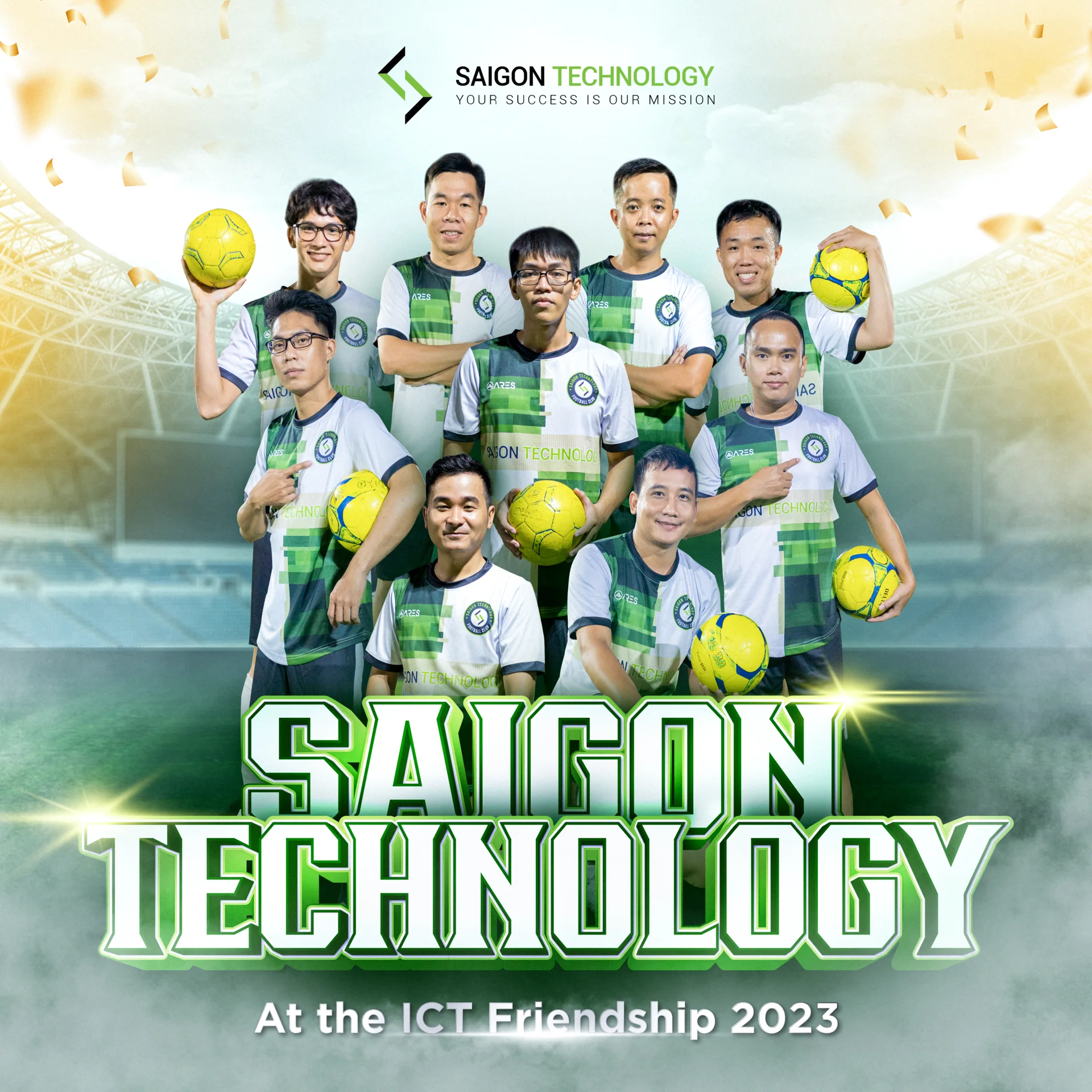 Gặp gỡ đội hình của Saigon Technology tại ITC Friendship 2023