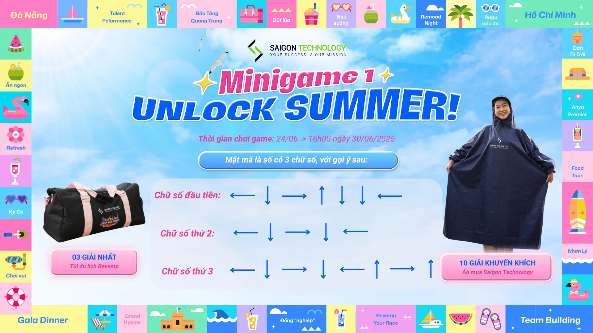 UNLOCK SUMMER! – Mở khóa mùa hè, quà xịn về tay!