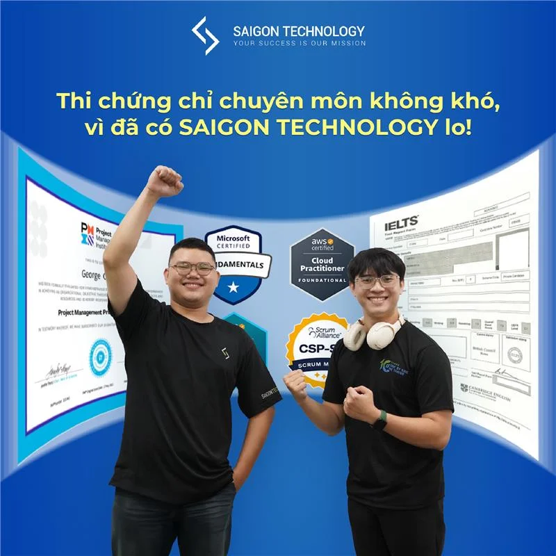 Saigon Technology - Nơi kiến tạo tương lai công nghệ qua từng chương trình đào tạo